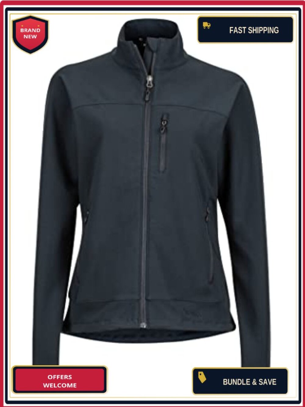 Marmot Women's Tempo Jacket Water-Resistant Stretch Soft-Shell Insulated